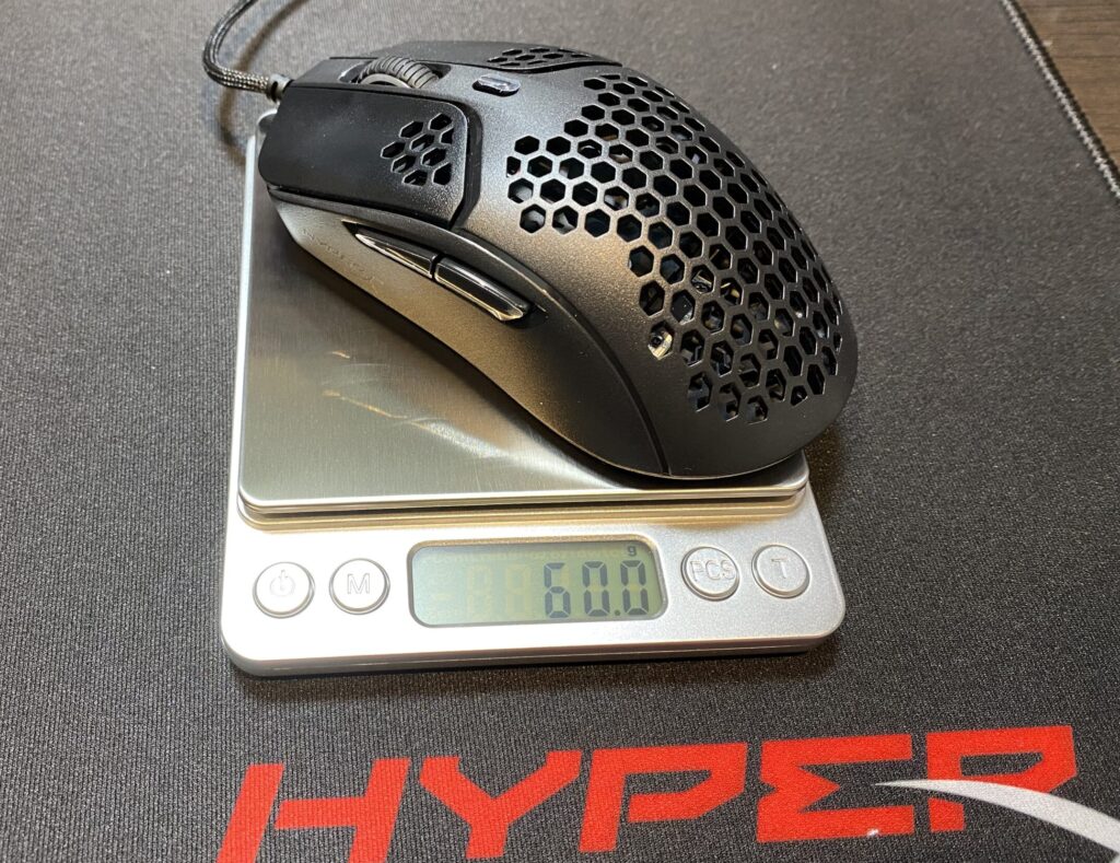 HyperX Pulsefire Haster　重量